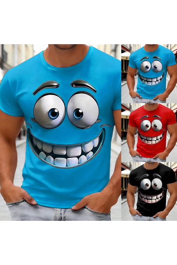 Mens Knit Polo Funny Graphic Novelty Short Sleeve Mens Clothing,Blue,XS