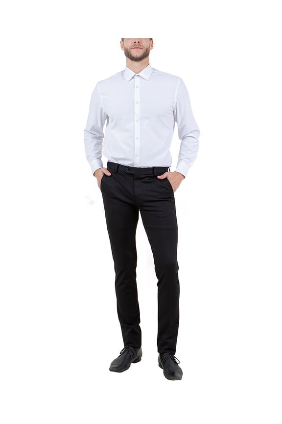 Mens Knitted Dress Pants, Solid Textured Open Bottom Trousers For Graduations, Prom, Weddings, Etc