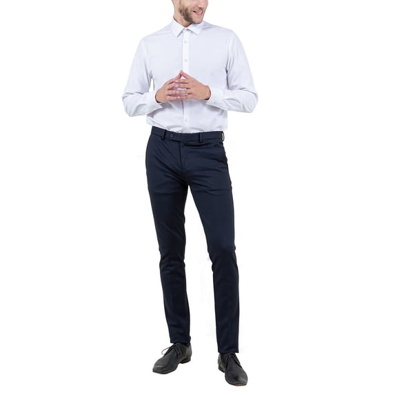 Mens Knitted Dress Pants, Solid Textured Open Bottom Trousers For Graduations, Prom, Weddings, Etc