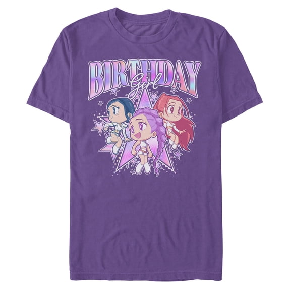 Mens Kpop Demon Hunters Huntrix Birthday Girl T Shirt