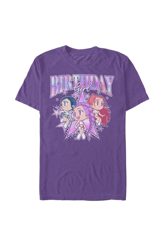 Mens Kpop Demon Hunters Huntrix Birthday Girl T Shirt