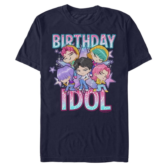 Mens Kpop Demon Hunters Saja Boys Birthday Idol T Shirt