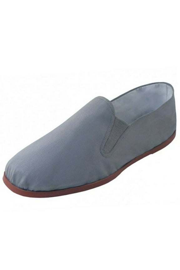 Mens Kung Fu Shoes Cotton Gore Martial Art Ninja Rubber Sole Slipper Slip On