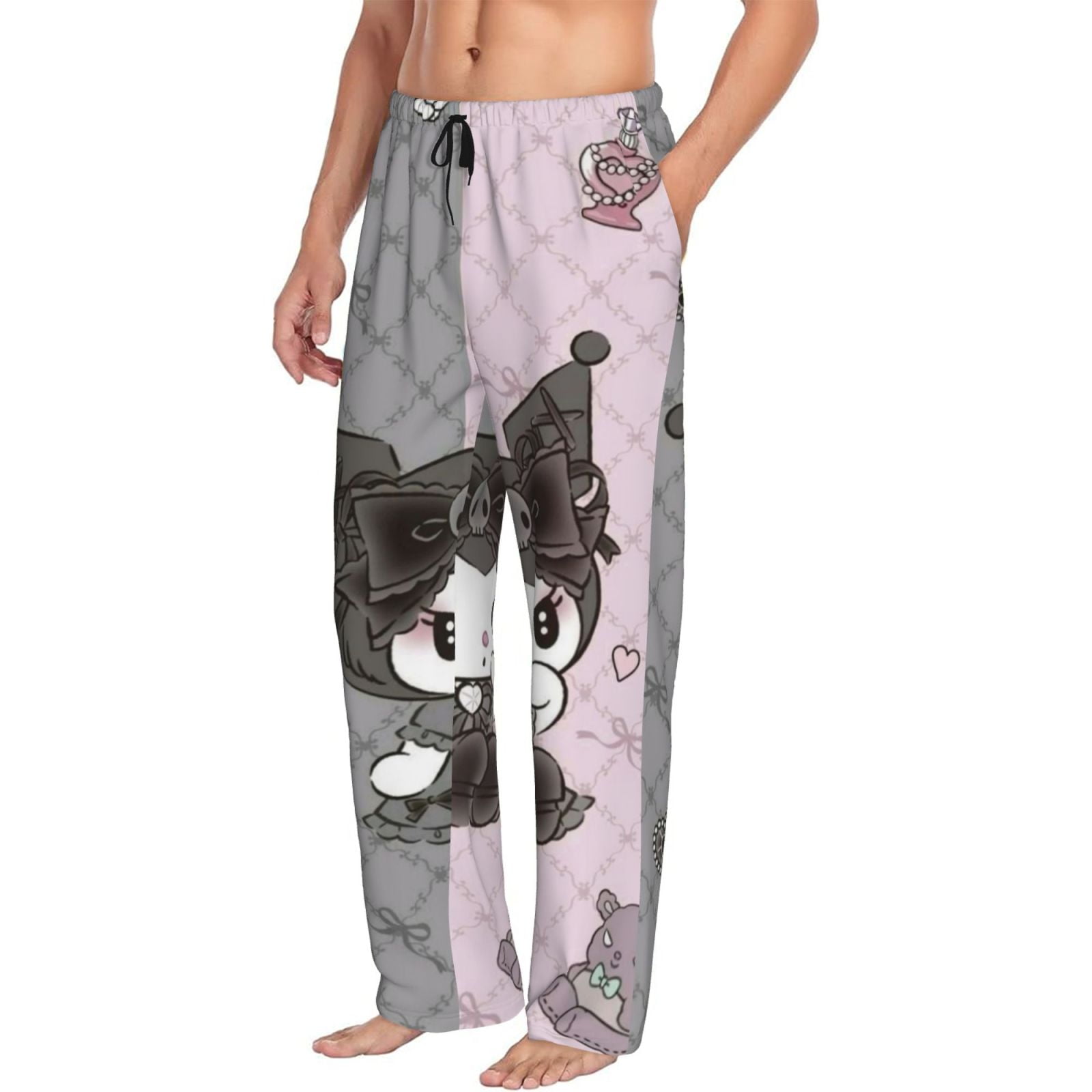 Mens Kuromi Pajama Pants Soft Lightweight Pajama Pants for Men with