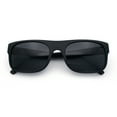 thumbnail image 1 of Mens Kush Narrow Rectangle Horn Rim All Black Street Gangster Sunglasses Matte Black, 1 of 7