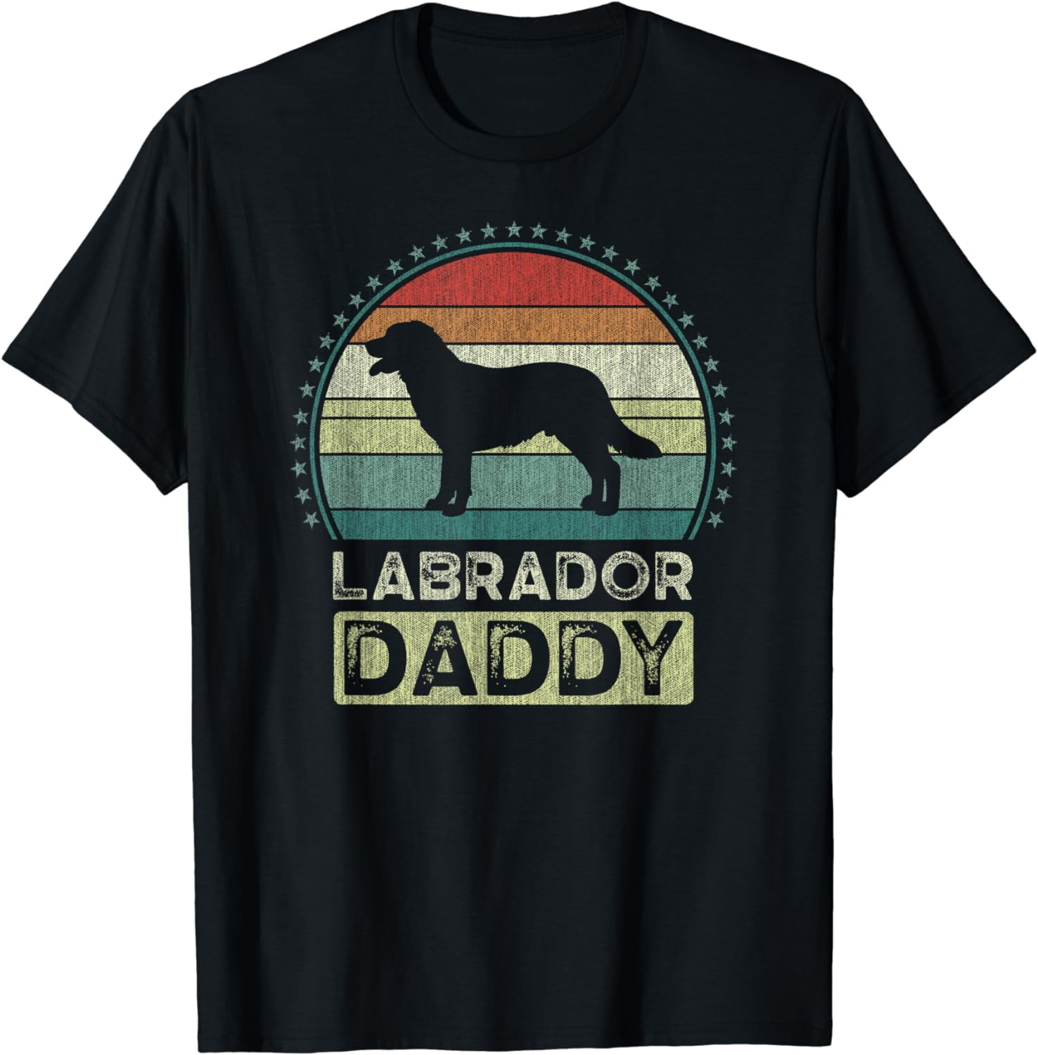 Mens Labrador Daddy, Father's Day, Labrador Retriever Father T-Shirt ...