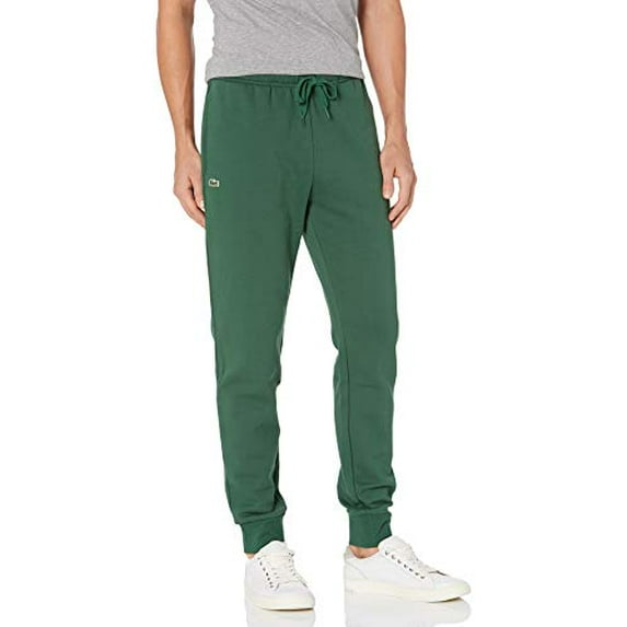 Mens Lacoste Green Sport Tennis Track Pants in Fleece - 7/2XL