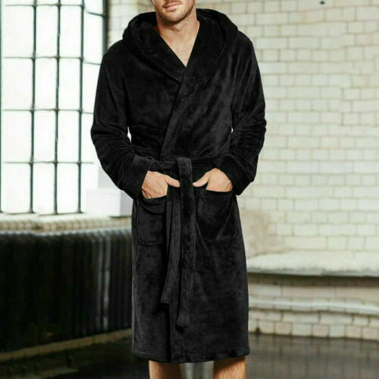 Mens Ladies Cotton Terry Towelling Shawl Bathrobe Dressing Gown Bath Robe Walmart