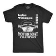 thumbnail image 1 of Mens Lake Titicaca T Shirt 1969 Motorboat Champion Funny Camping Shirt Graphic Tees, 1 of 9