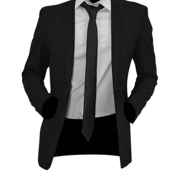 Mens Lamb Leather Necktie - Skinny Solid Casual Business Wear Narrow Leather Slim Tie- Neckties for Party Wedding Gift