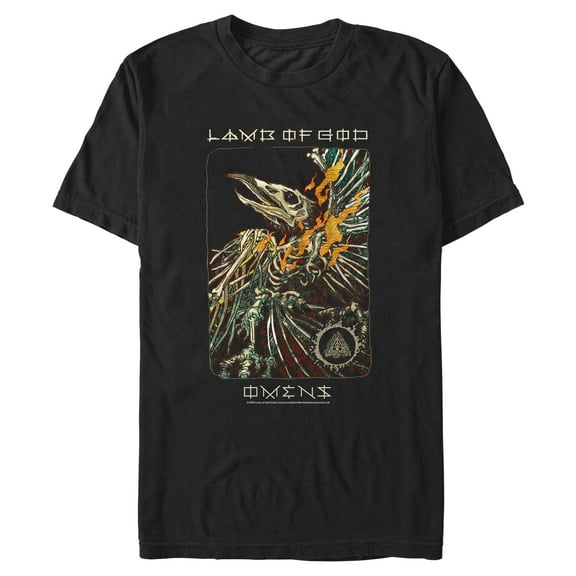 Mens Lamb of God Omens Poster T Shirt
