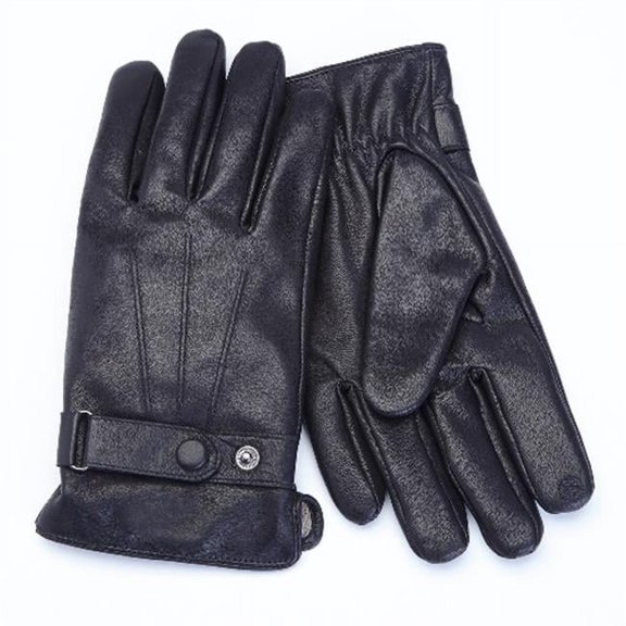 Mens Lambskin Leather Cellphone Tablet Touchscreen Gloves