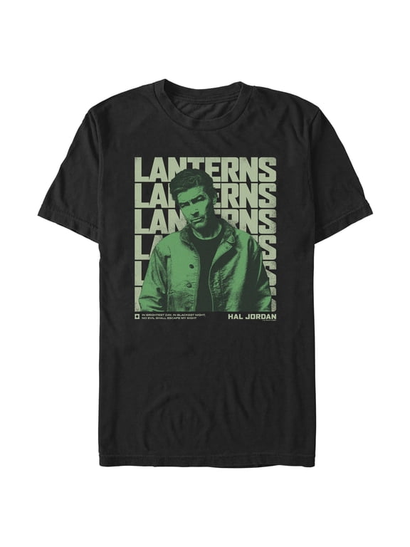 Mens Lanterns Hal Jordan Portrait T Shirt