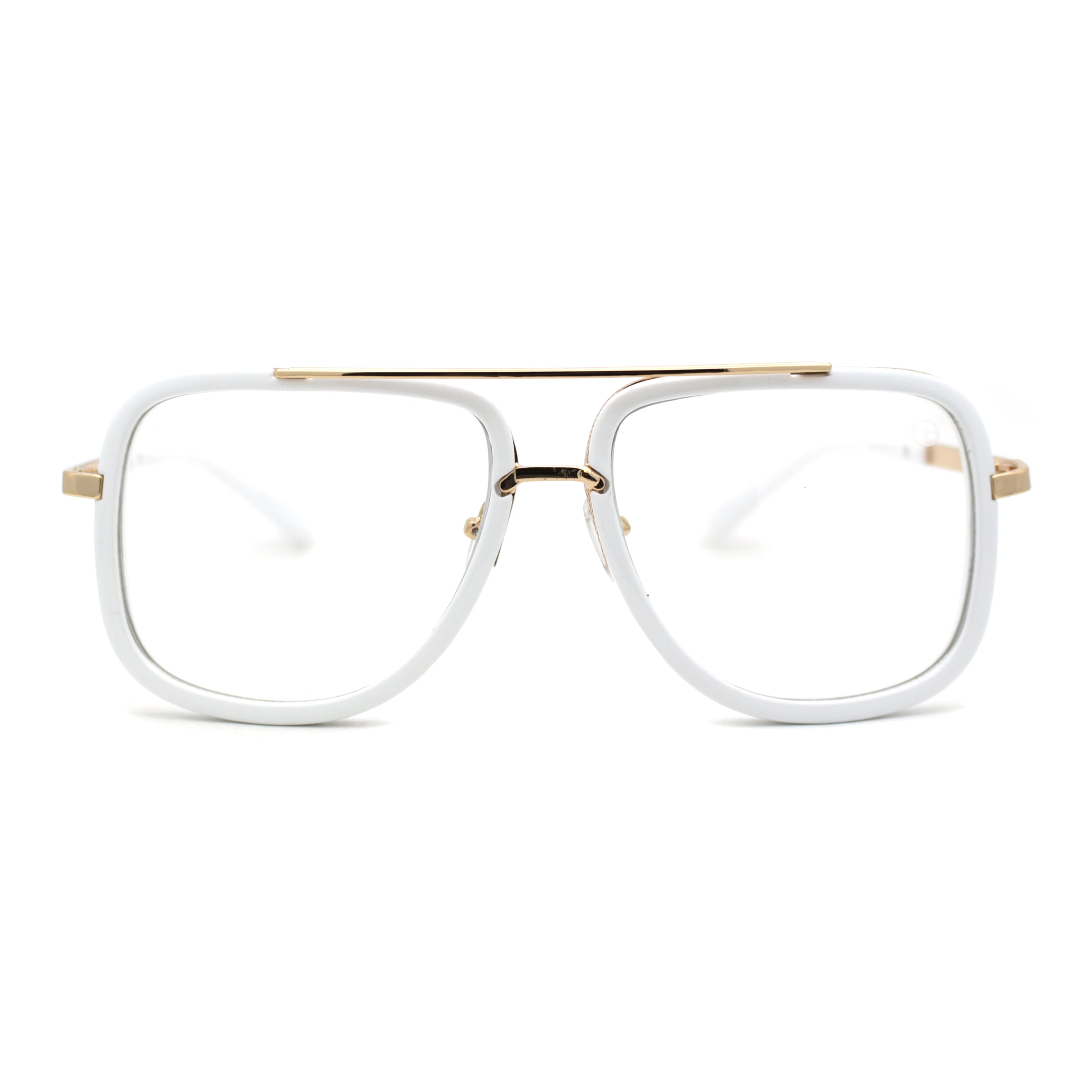 Clear gold frame on sale fashion glasses