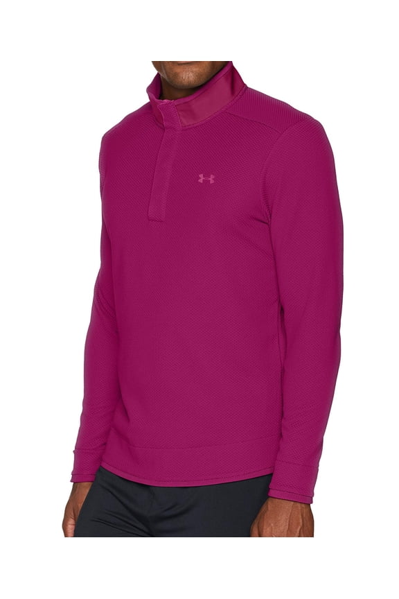 Mens Large Mock-Neck Fleece Jacket L