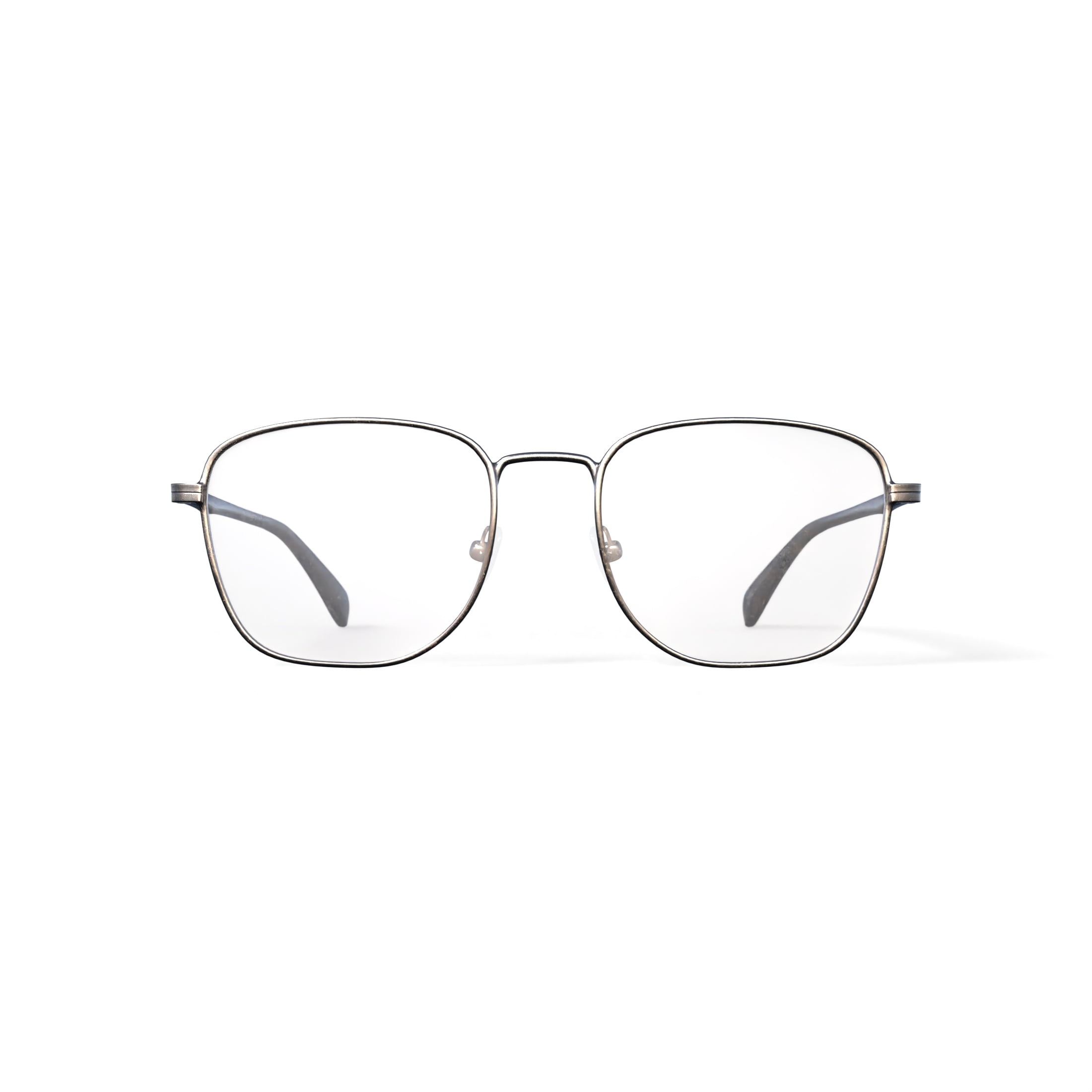 Walmart Men's Larry Square Prescription Eyeglasses with Case, Gold