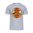 thumbnail image 1 of Mens Last Stop Motorcycle Short-Sleeve T-Shirt - Heather Grey - Large, 1 of 1