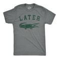 thumbnail image 1 of Mens Later Alligator T Shirt Funny Gator Joke Saying Tee for Guys Graphic Tees, 1 of 7