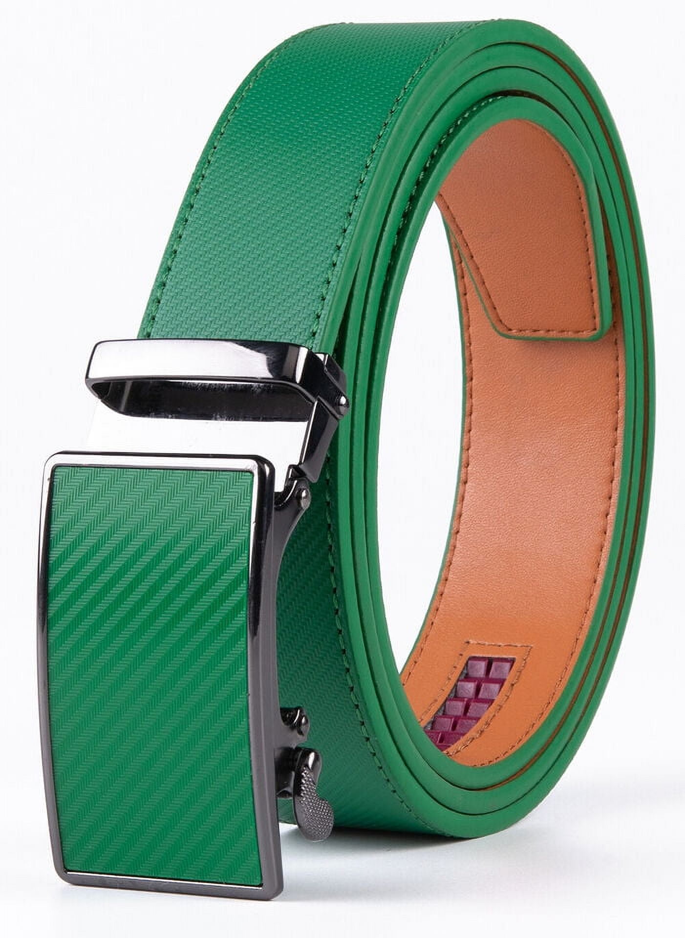 Mens Leather Belt No Holes Ratchet Belt Automatic Jamaica Ubuy