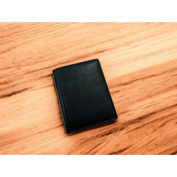 Mens Leather Bifold RFID Wallet Secure and Durable With Extra Capacity Gift for Men Minimalist Wallet| Handcrafted Cash Holder Black