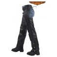 thumbnail image 1 of Mens Leather Braided Motorcycle Chaps - 6XL, 1 of 1