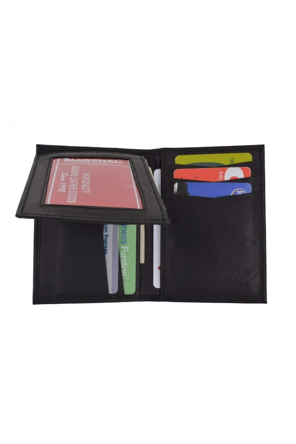 Mens Leather L Shape Bifold Wallet 139 CF