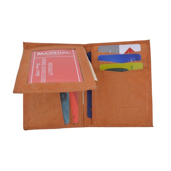 Mens Leather L Shape Bifold Wallet 139 CF