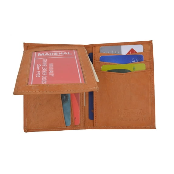 Mens Leather L Shape Bifold Wallet 139 CF