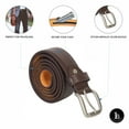 thumbnail image 1 of Mens Leather Money belt by Leatherboss, 1 of 8