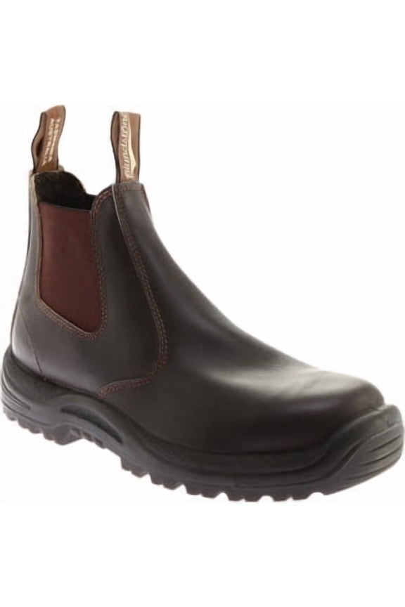 Mens Leather Pull On Dress Boots
