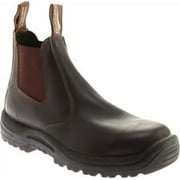 Mens Leather Pull On Dress Boots