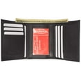 thumbnail image 1 of Mens Leather Simple Trifold ID Wallet 1145, 1 of 15