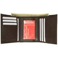 thumbnail image 1 of Mens Leather Simple Trifold ID Wallet 1145, 1 of 15