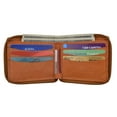 thumbnail image 1 of Mens Leather Wallet Pockets Money Purse Credit Card Clutch Bifold Zipper 1456 CF, 1 of 42