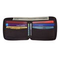 thumbnail image 1 of Mens Leather Wallet Pockets Money Purse Credit Card Clutch Bifold Zipper 1456 CF, 1 of 42
