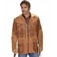 thumbnail image 1 of Mens Leather Wear Coat, Bourbon Boar Suede - Size 48, 1 of 1