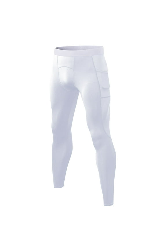 Mens Leggings for Sports Men's Active Yoga Pants Running Dance Tights Cycling Workout Quick Dry