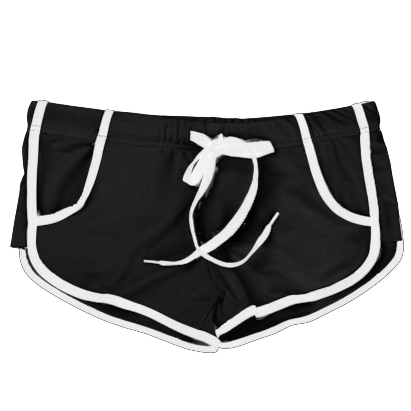Mens Leisure Fashion Spare Mouth Bag Swimming Trunks Laceup Boxer