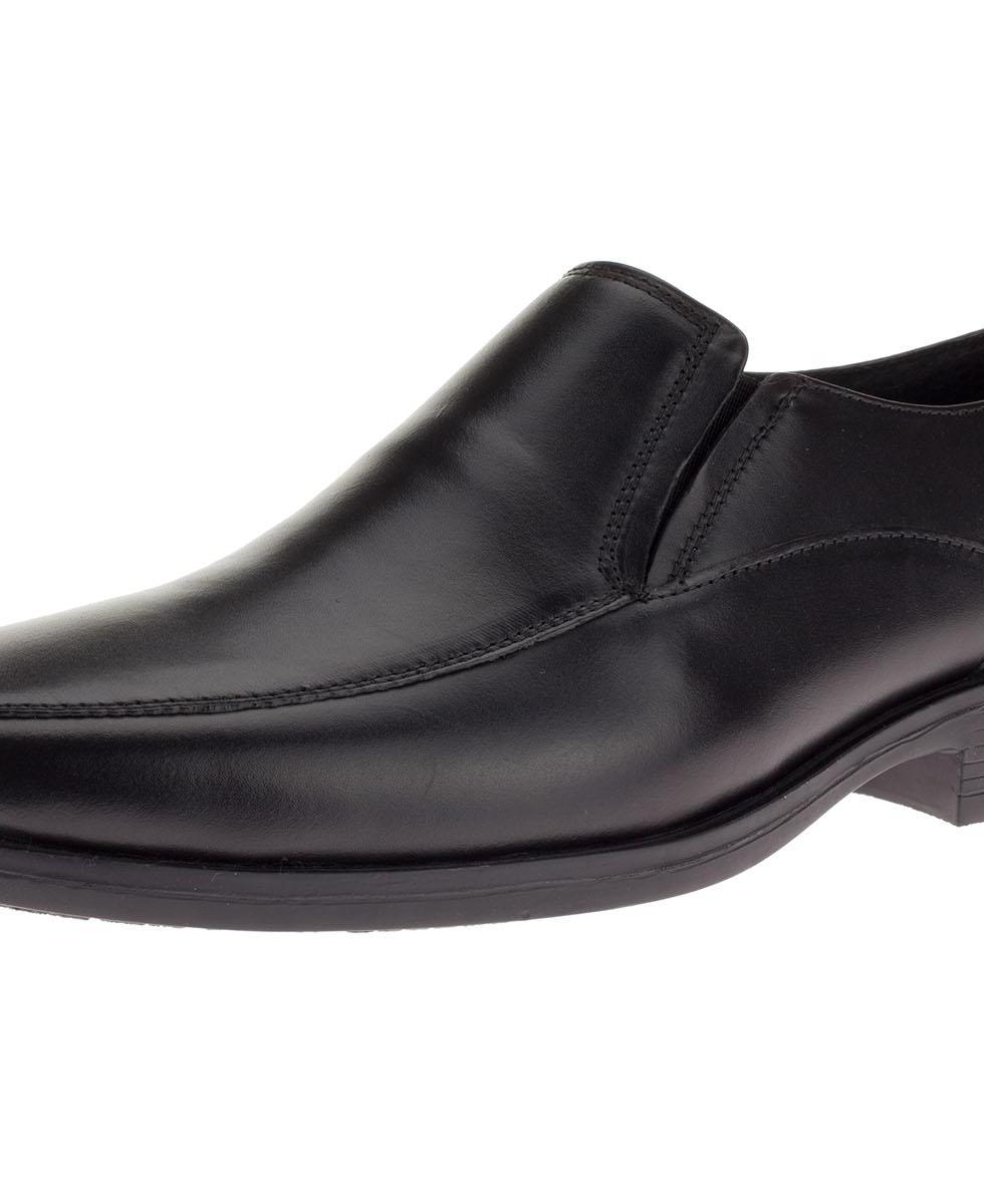 Mens Lenox Black Leather Comfort Dress Shoe DTI DARYA - image 1 of 7