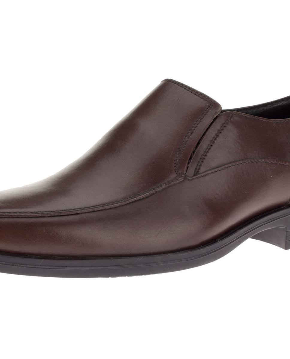 Mens Lenox Brown Leather Comfort Dress Shoe DTI DARYA - image 1 of 7