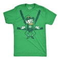 thumbnail image 1 of Mens Leprechaun Baby Harness T Shirt Funny Sarcastic Saint Patricks Day Child Carrier Novelty Tee for Guys Graphic Tees, 1 of 7