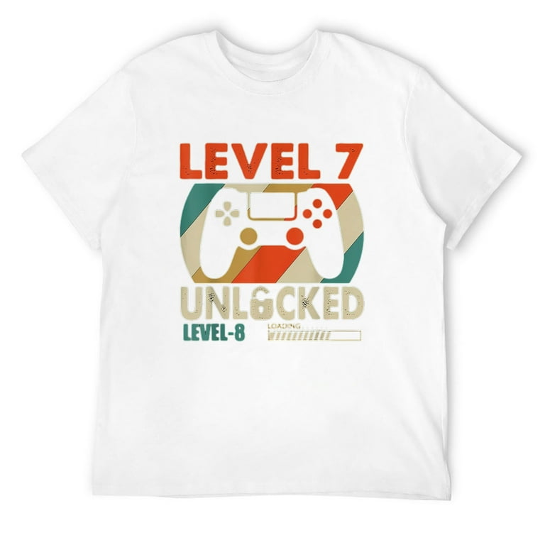 Level 7 Unlocked Gamer Shirt I Seventh Birthday Gift Party Level 7 Unlocked Gamer Shirt I Seventh Birthday Gift Party
