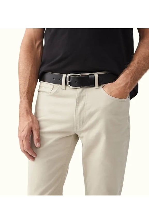 Mens Levi's Leather Casual Black Belt 1.49" Wide, Size Large 36-38 (374600317)