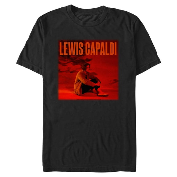 Mens Lewis Capaldi Red Sky Cover T Shirt