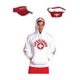 thumbnail image 1 of Mens Lifeguard Hoodie Sweatshirt Authentic with Fanny Pack and Adjustable Visor, 1 of 3