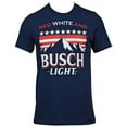 thumbnail image 1 of Mens Light Red White &  Light Mountains T-Shirt, Navy - Large, 1 of 1