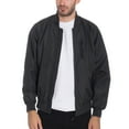 thumbnail image 1 of Mens Light Weight Bomber Jacket Classic Windbreaker Zippered Pockets Fashion Jacket Coat, 1 of 4
