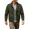 thumbnail image 1 of Mens Lightweight Bomber Jacket Causal Windbreaker Zip Up Fall Coat Zipper Spring Fall Bomber Jackets Sports Shell Jacket, 1 of 5