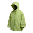 thumbnail image 1 of Mens Lightweight Jacket Full Zip Hooded Athletic Jacket Unlined Quick-Drying Waterproof Coat for Cycling Outdoor Size 3XL Army Green, 1 of 8