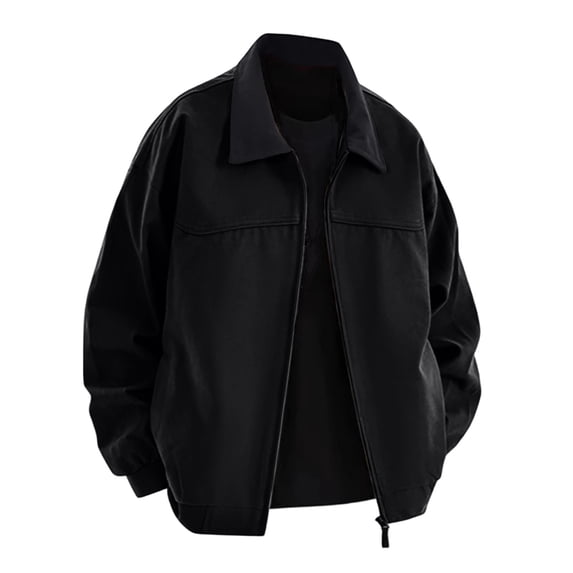 Mens Lightweight Jackets Casual Work Barn Jacket Windbreaker Water Resistant Golf Zip Up Jacket